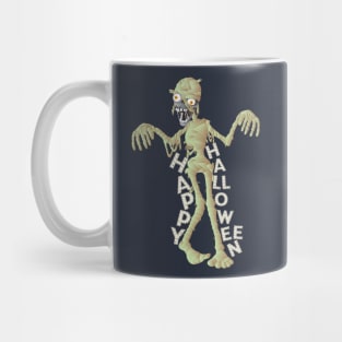 Mummy Scary and Spooky Happy Halloween Funny Graphic Mug